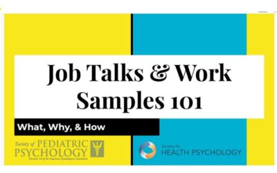 Job Talks & Work Samples 101: What, Why, and How